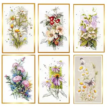 

Bouquet series flower patterns Counted Cross Stitch 11CT 14CT 18CT DIY Chinese Cross Stitch Kits Embroidery Needlework Sets