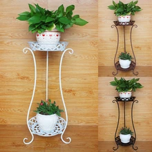 Европейский Стиль Железный искусства подставка для цветов многоэтажных в Гостиная Крытый хлорофитум цветок полка