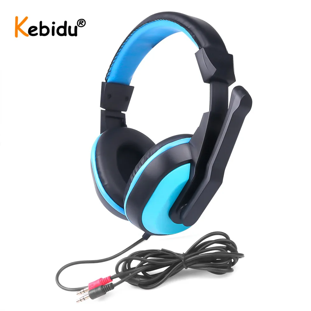 kebidu Mini Stereo Eraphone Game Headphones Gamers Headset With Microphones For PC Computer | Электроника