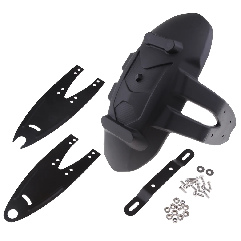 Motorcycle Rear  Mud Guard W/ License Plate Mount Bracket #005