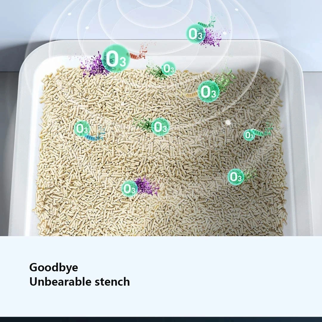 YouPin Uah Cat Litter Box Smart Deodorizer 24-hour Smart Monitoring Long Battery Life Positioning Adsorption Pet Smart Deodorize