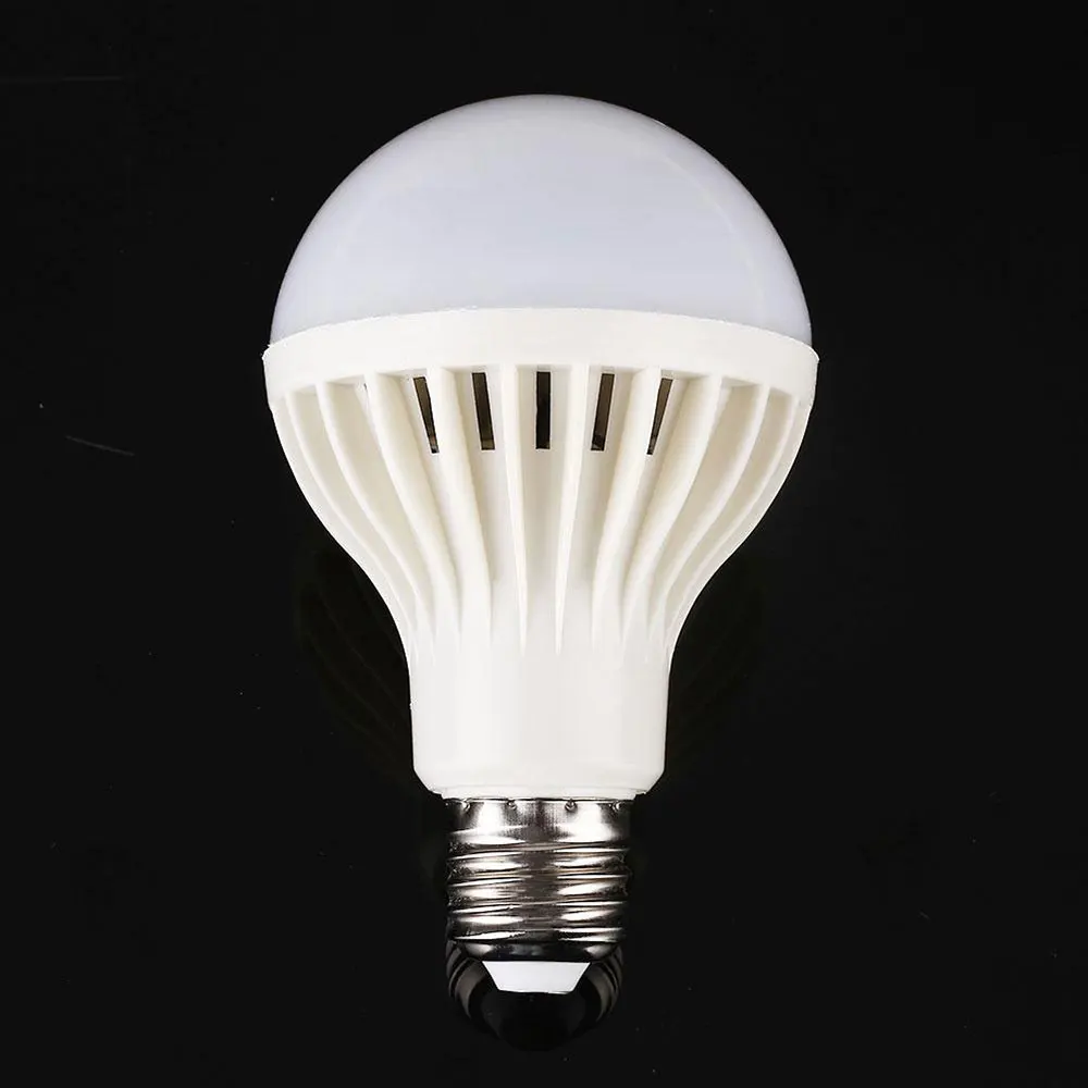 E27 12W LED Bulb Light Sound Sensor PIR Motion Detection Household White