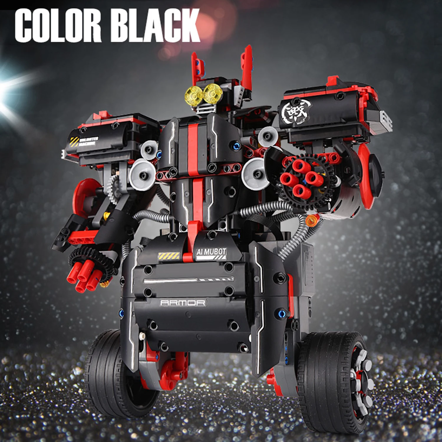 RC робот RC Обучающие строительные блоки ствол игрушка DIY сборка сбалансированный программируемый робот 2,4G дистанционное управление приложение управление для детей