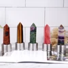 304 Natural Crystal Column Energy Healthy Water Cup Glass Water Bottle Elixir Crystal Obelisk Wand Healing Gemstone Quartz 3