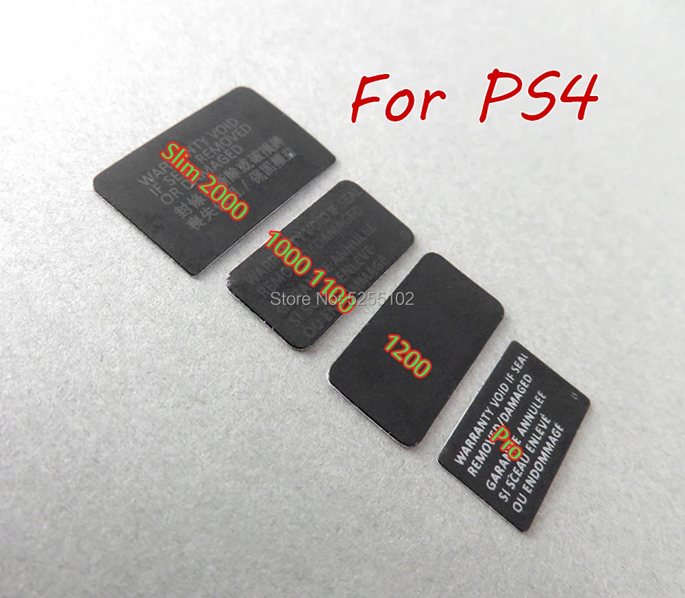 10 шт для PS4 тонкий/1000 1100/1200/ pro onsole этикетка Стикеры Корпус наклейка Shell уплотнения