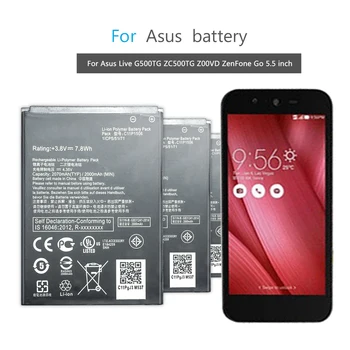 

C11P1506 Mobile Phone Battery For Asus Live G500TG ZC500TG Z00VD ZenFone Go 5.5 '' Replacement Battery 2070mAh