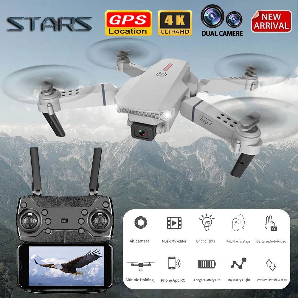 Photo Product Stars S001 2021 NOW RC Drone 4K HD Camera Professional Aerial Photography Gravity Sensor Advanced Gift Simple Operation