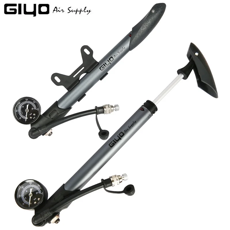 Giyo 300psi велосипедный насос Presta Schrader (Шрадер) спускной клапан с фиксированной