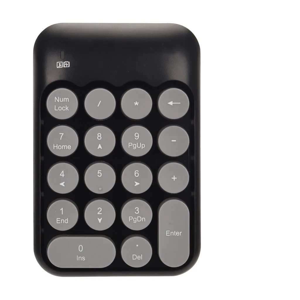 Лидер продаж 2019 новая беспроводная мини клавиатура с Bluetooth приемник Type C 18 клавиш 2