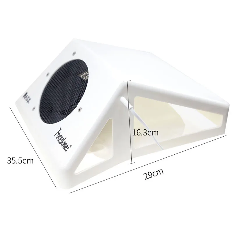 Billig 65W Starke Einstellbare Geschwindigkeit Nagel Staub Kollektor Für Nagel Staubsauger Für Maniküre Werkzeug Vakuum Saug Nail art Ausrüstung werkzeug