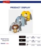 TUONXYE Boys Children's T-shirts Cartoon Cute Animal Pattern Stripe Shirts Casual Crew Neck for Long Sleeve Top Clothes 2-9 5