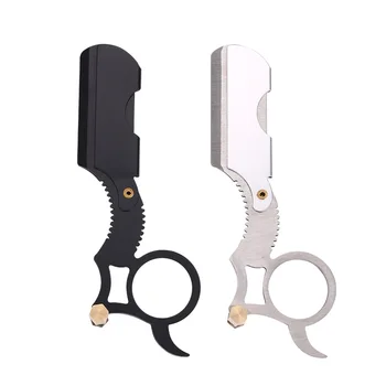 

Men Stainless steel Straight Barber Edge Steel High Quality Safety Razors Beard Shaving Knife Hair Removal Shave Tools