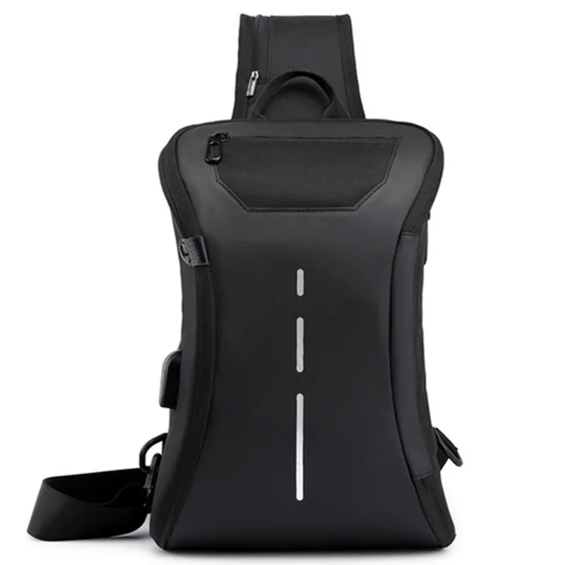 Opening closing business chest bag shoulder messenger handbag tablet computer mobile phone USB charging storage packback bags mini armpit bag dirty powder baguette frosted surface retro shoulder messenger hand bag mobile phone bags female