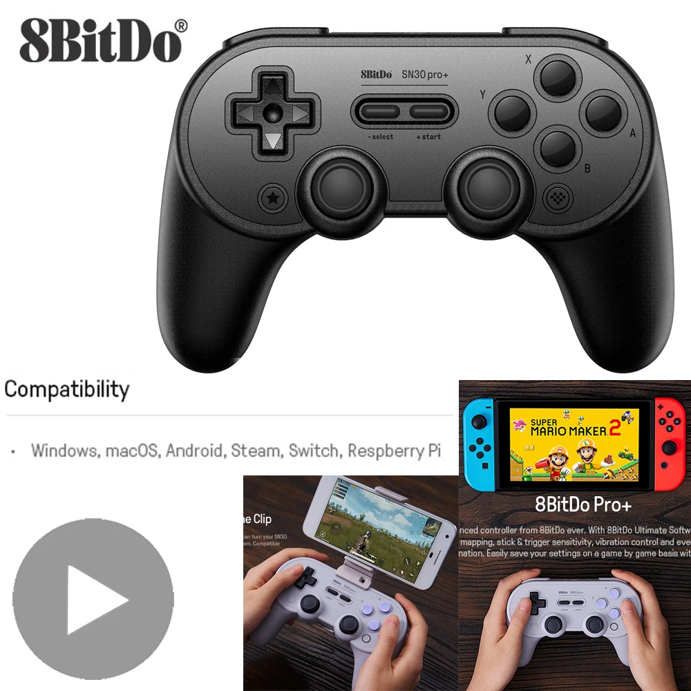 Игровой джойстик 8bitdo для nintendo Switch мобильного телефона iPhone Android ПК Игровая