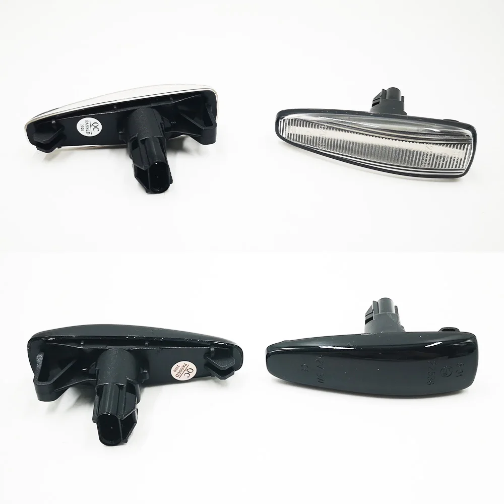 Car Flashing 2pcs Led Fender Side Marker Turn Signal Lights For