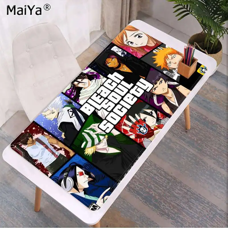 Maiya Cool New Bleach Comic art резиновый компьютерный игровой коврик для мыши большой коврик для мыши клавиатуры коврик