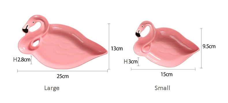 Нордический Фламинго Форма десерт поднос керамическое блюдо Декор лоток для хранения еда тарелка ювелирные изделия лотки кольца браслет-держатель креативный подарок