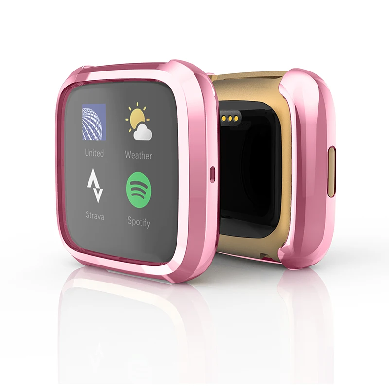 Полный Обрезной протектор для Fitbit versa 2 Смарт-часы аксессуары покрытие ТПУ защитный чехол анти шок оболочка для versa 2