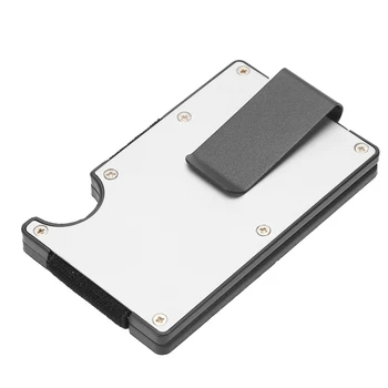 

Fashion Bank Credit Card Holder Aluminum Delicate Metal Carbon Fiber Wallet Money Purse Clips for Men Women Accessories