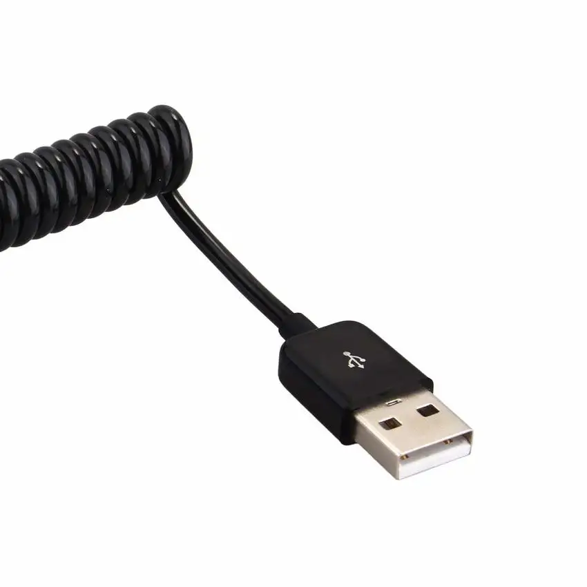 1 метр (4 дюйма) USB 2 0 расширительный пружинный спиральный кабель мужчина к