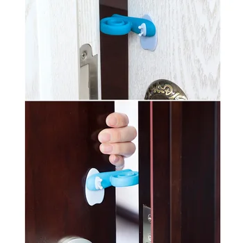 

3pcs Baby Door Stopper Safety Cartoon Snail Door Holder Finger Guard, Safety Door Card, Windproof Door Clip, Color Child Snail