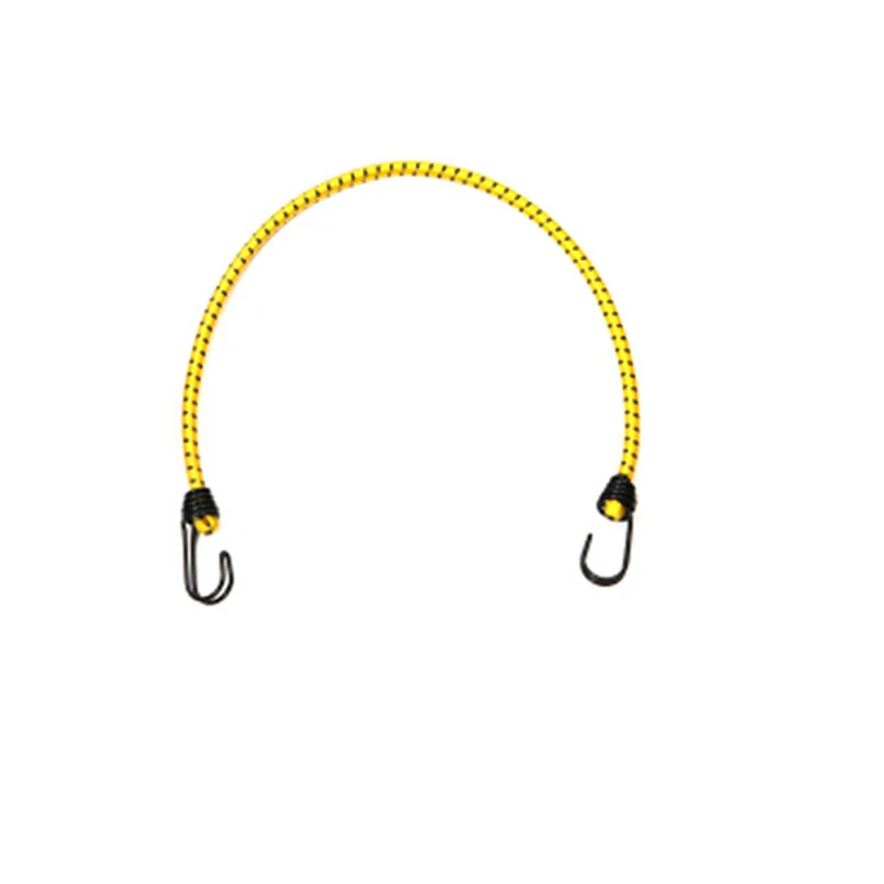 Outdoor Supplies Cord Fastener Bundle Rope Spring Belt Hook 3 Color Tent Bicycle Luggage Rope Wigwam Elastic Rope Durable - Цвет: Yellow