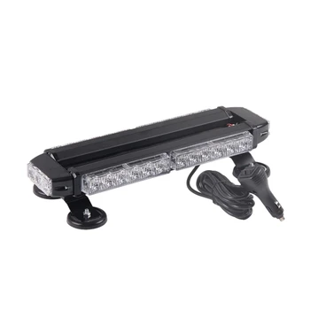 

LED Strobe Flashing Light Bar-Double Side Amber 30 LED High Intensity Emergency Hazard Warning Lighting Bar/Beacon/with Magnet