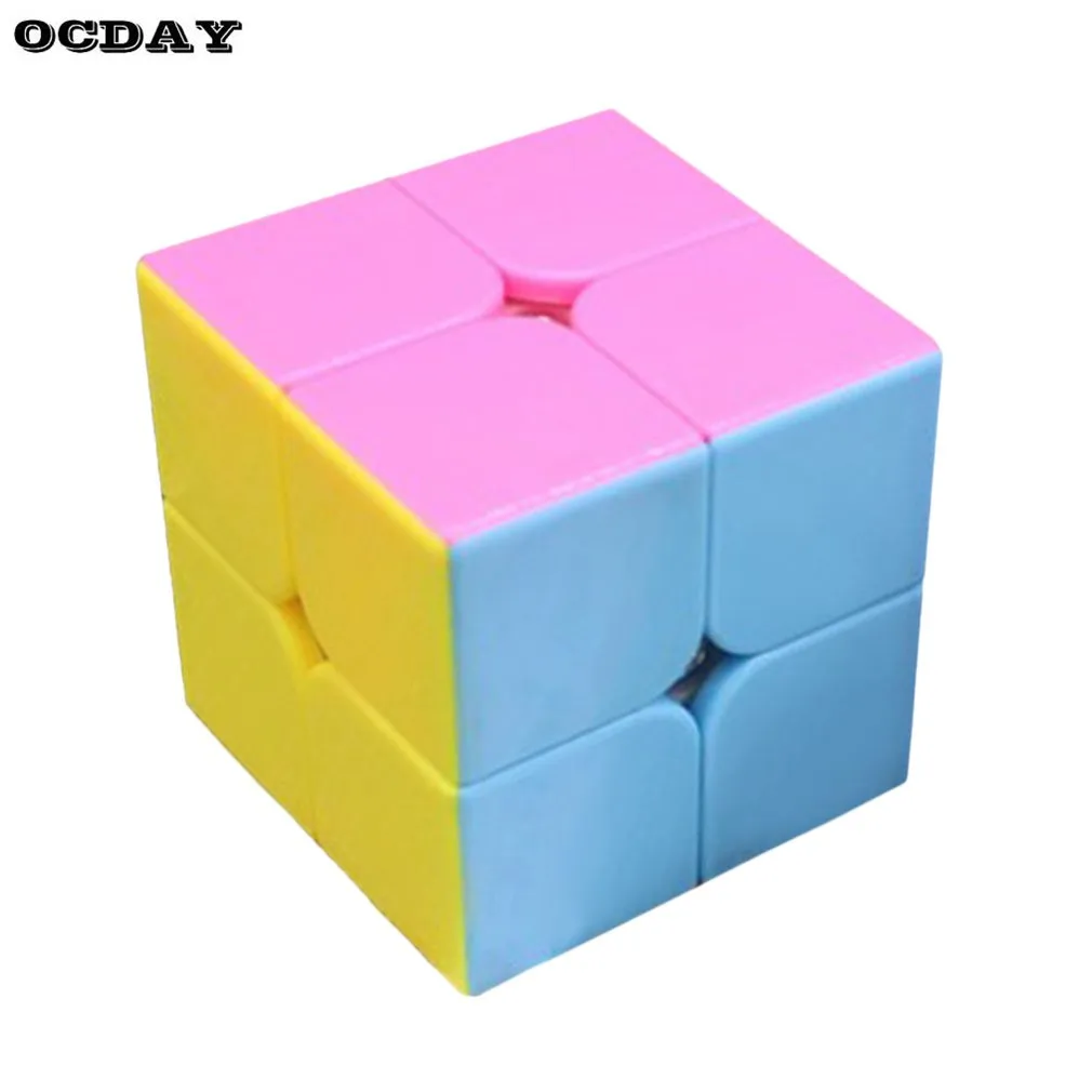 OCDAY 2X2X2 Магический кубик для профессионального соревнования, скоростной головоломка, куб для детей, детская игрушка, головоломка, квадратный развивающий куб, волшебные игрушки