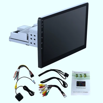

1DIN 10 Inch Car Stereo Radio Android 8.1 Contact Screen 1080P Quad-Core GPS Navigation Car Radio Player