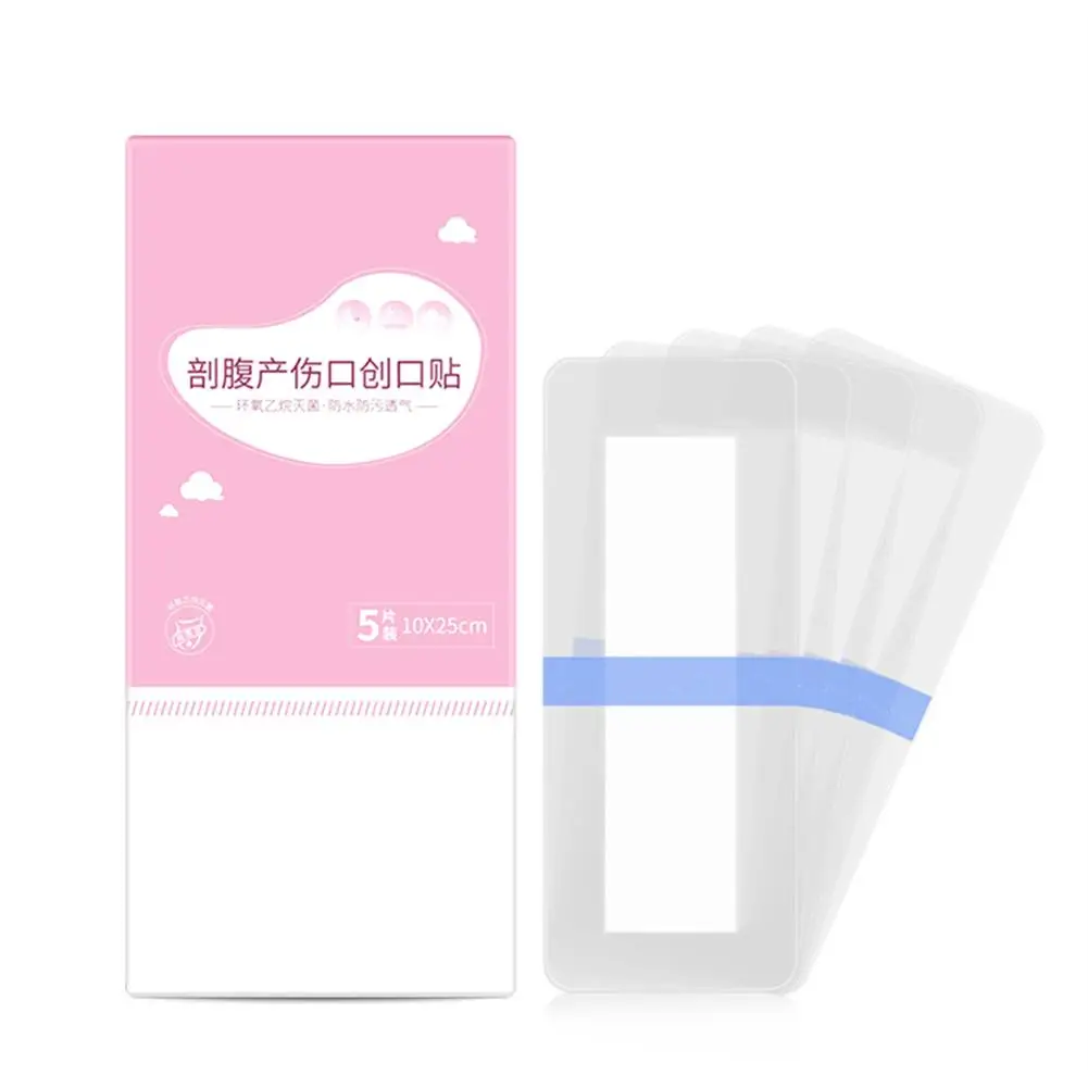 5pcs Efficient Caesarean Section Surgery Removal Scar Sheet Therapy Patch For Acne Trauma Burn Scar Skin Repair Beauty Stickers