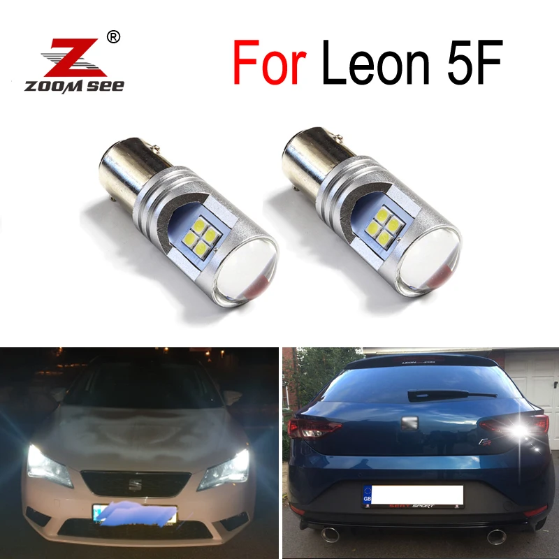 band Tahiti Nævne 100% White Canbus Error Free Led Drl Daytime Running Light Reverse Exterior  Lamp For Seat Leon 3 Mk3 5f (2013+) - Signal Lamp - AliExpress