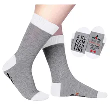 Короткие носки унисекс «Если вы можете прочесть это»; Рождественский подарок; забавные принты с надписями; носки до середины икры; Harajuku Meia Feminina Chaussette