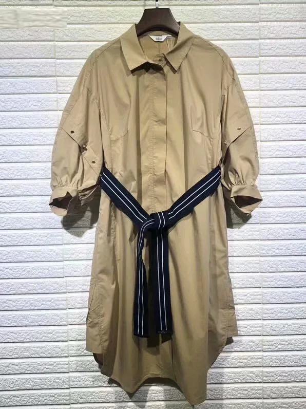 

2019 Spring New Style Korean-style Fashion Slimming Waist Hugging Mid-length Dress Women's 1193290081