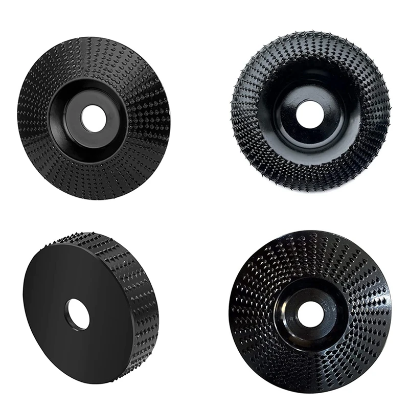 4 Pieces Wood Grinding Shaping Disk, Grinder Wheel Disc Wood Shaping