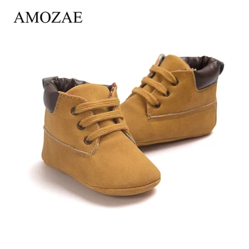 

2020 Spring / Autumn Infant Toddler Baby Boy Soft Sole PU Leather First Walker Indoor Shoes 0-18 Months