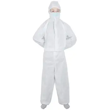 

Disposable Protection Gown Coverall Cycling Protection Garment Men Cloth Indoor Outdoor Protective Riding Coat Anti-Fog