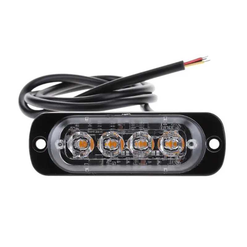 

4LEDs Car Truck Trailer Side Marker Indicator Light Reverse Warning Light Turn Signal Lamp Auto Tail Brake Lamp Car Accessories