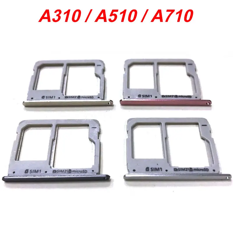 

New SIM Card Holder for Samsung Galaxy A3 A5 A7 A310 A510 A710 2016 Dual SIM Micro SD Card Tray Slot Replacement