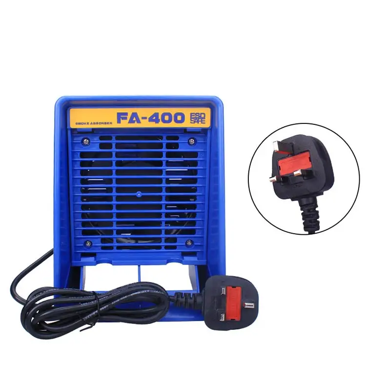 220V/110V FA-400 Solder iron Smoke Absorber ESD Fume Extractor Smoking Instrument with 5pcs free Activated Carbon Filter Sponge electronics soldering kit