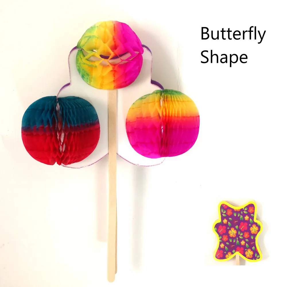 Один кусок волшебного китайского бумажного искусства кувыркающийся цветок маленькие игрушки для детей интересные игры Детские игрушки украшения дома - Цвет: butterfly shape