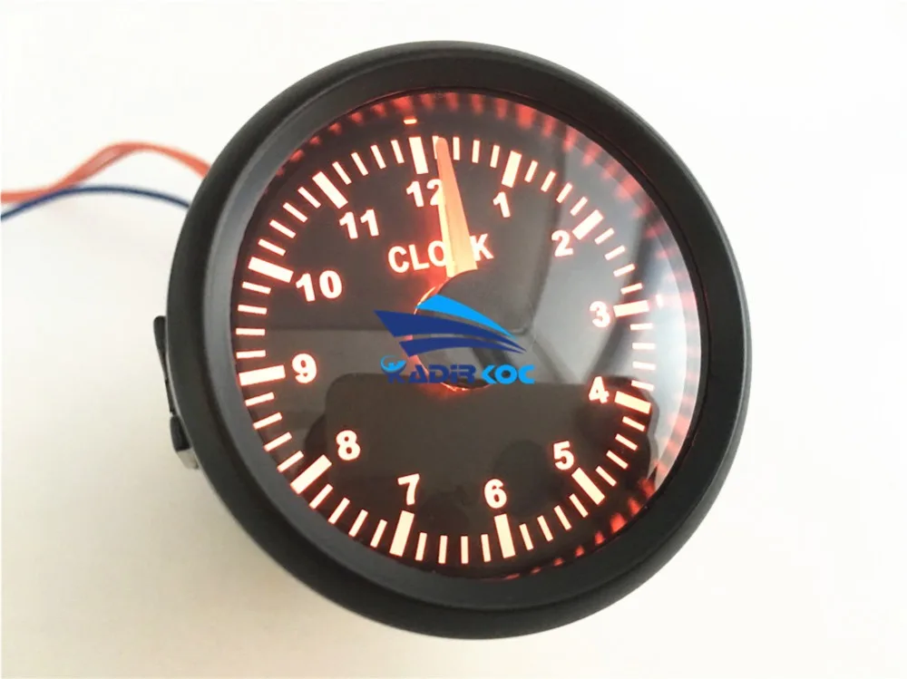 1 упаковка 52 мм указатель контрольно-измерительные приборы красный Подсветка 0-12Hours Дисплей часы Авто Hourmeters 9-32 в пост для автомобиля мотоцикла лодка