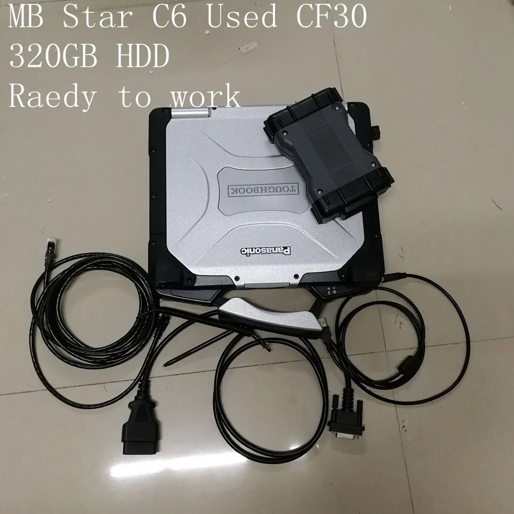 Диагностика MB Star C6 с программным обеспечением DOIP и X entry DAS EPC WIS на жестком диске 320