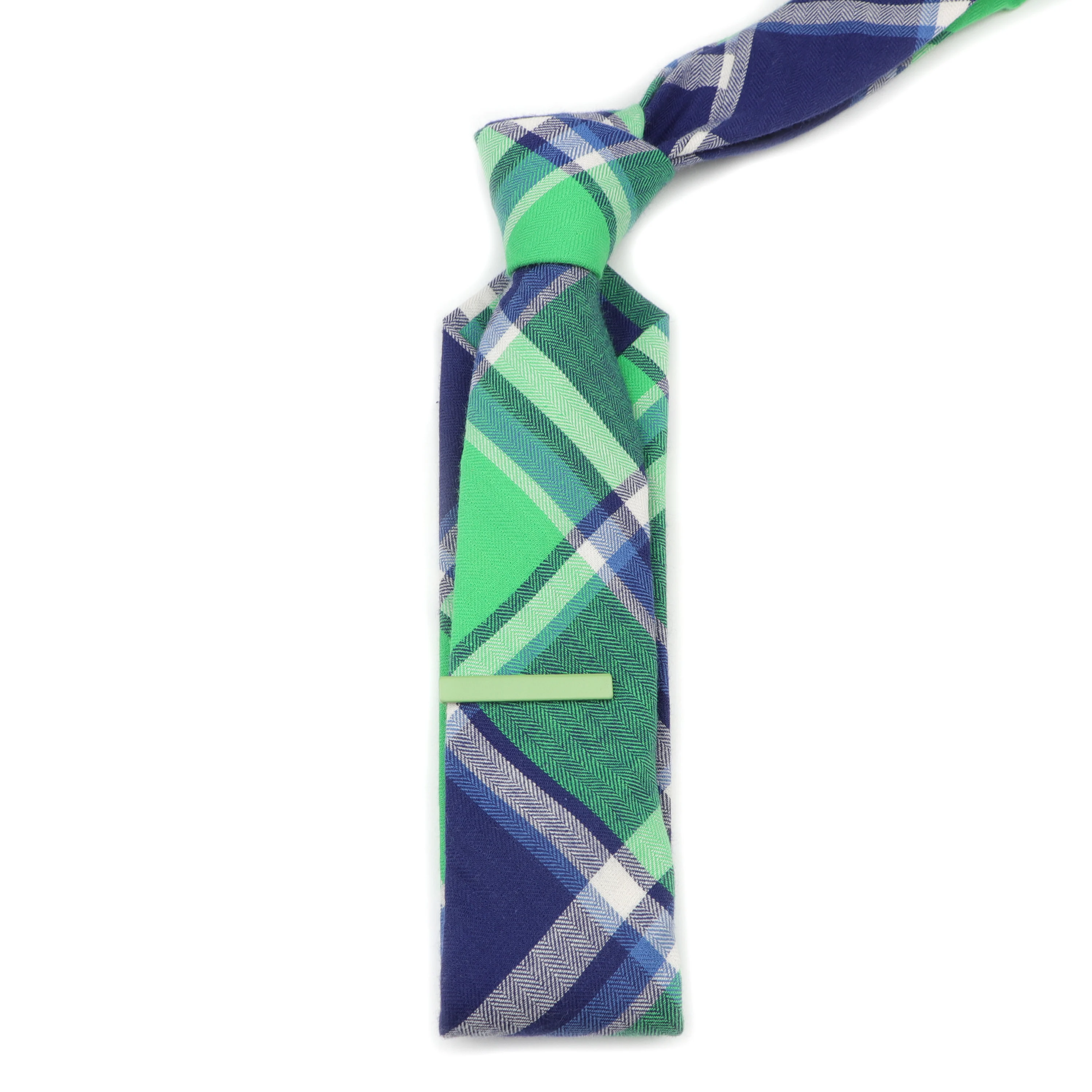 

Men's Tie&Clips Set 6cm Cotton Cartoon Plaid Floral Narrow Ties 4cm Formal Alloy Necktie Clip Wedding Suits Accessories Jewelry