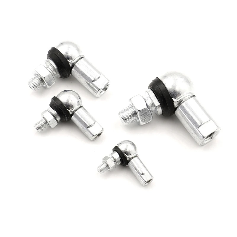 1PC HUXUAN Ball Head Joint Rod End Bearing M5 M6 M8 M10 Right Angle CS8/CS10/CS13/CS16 Carbon Steel
