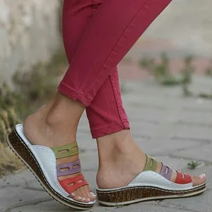 Women Sandals Flat Solid Peep Toe Fish Female Mouth Shoes Women Roma Beach Summer Shoes Female zapatillas mujer