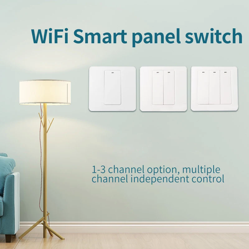 Смарт переключатель Lonsonho eWeLink Wi Fi 1 2 3 Gang кнопка переключения ЕС Великобритания 220