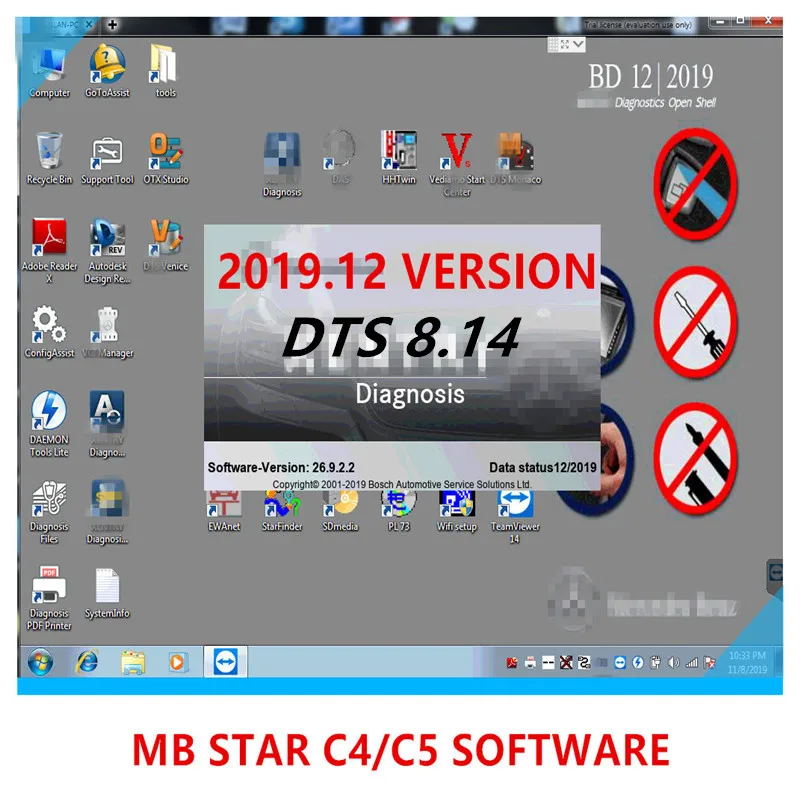 E6420 ноутбука(I5 4 Гб)+ SSD последнюю версию в комплекте супер инженер программное обеспечение с Win10 64-разрядный Системы для MB Star C4
