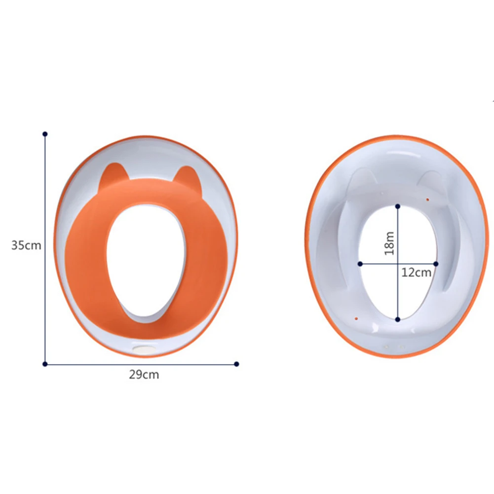 Нескользящий Детский горшок для мальчиков и девочек, портативный безопасный Чехол, подушка для детского тренера, кольцо для ванной, моющееся многоразовое сиденье для унитаза