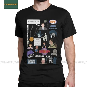 

The US Office Collection T-Shirts for Men Tv Series Dwight Schrute Michael Scott Cotton Tee Shirt Short Sleeve T Shirt Plus Size