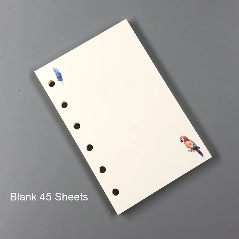 tropic blank Fromthenon милый блокнот для Filofax Dokibook спиральный планировщик A5A6A7 дневник внутренний ядро Weekl ежемесячный точечный наполнитель бумага - Цвет: tropic blank